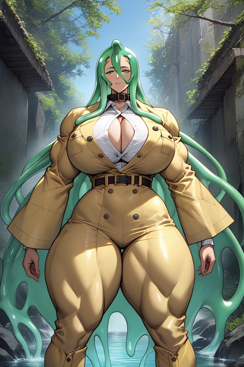 Top Quality, Slime Woman, She Wears A Loose Hentai AI Porn