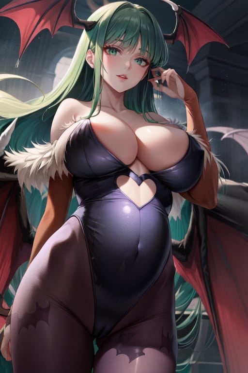 Morrigan Aensland (darkstalkers), PregnantPorno IA