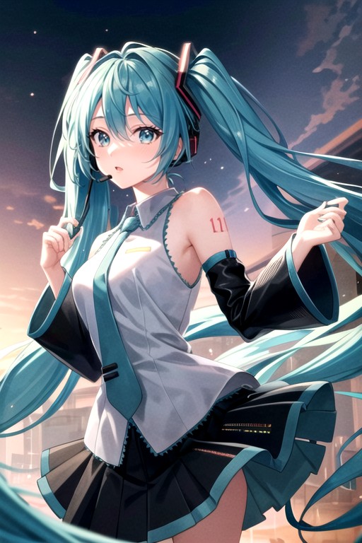 初音ミクニューハーフAIポルノ