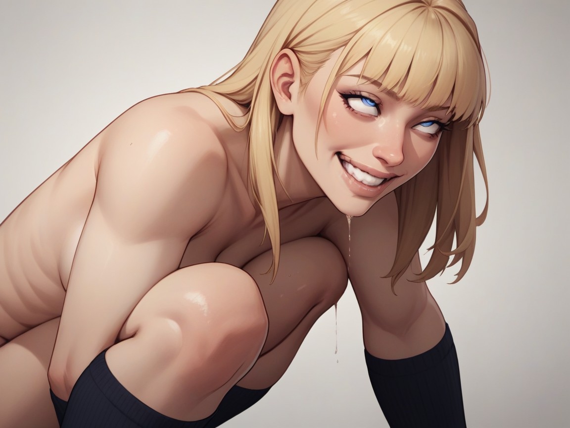 Smiling, Deep Squat, Hypnotic Eyes Hentai AI Porn