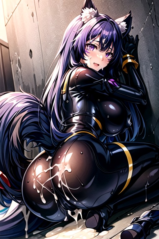 Detailed Art, Cum Dripping From Pussy, Graffiti On Walls アジアのAIポルノ