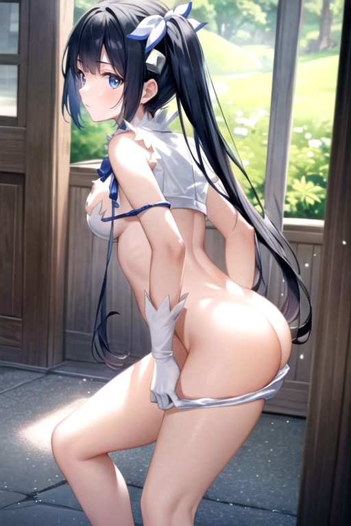 Bottom Up (upskirt), Hestia (danmachi), Bottom Up Shemale AI Porn