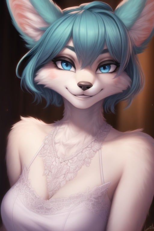 Pixie Cut, Vibrant, 1 Person Furry AI Porn