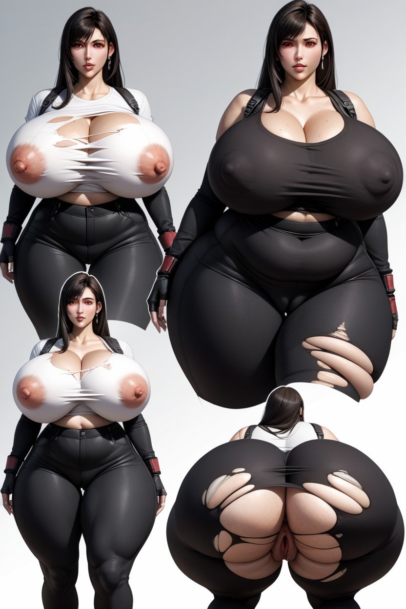 Huge Nipples, Bigger Ass, Breast Expansion SequenceAIポルノ