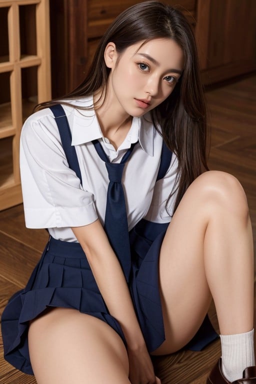 School Uniform, Full Body, 18+ AI Porn