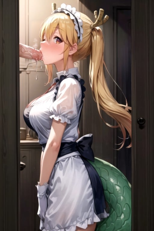 Boquete (3ª Pessoa), Tohru (kobayashi-san Chi No Maid Dragon), Embaraçada Hentai IA pornografia