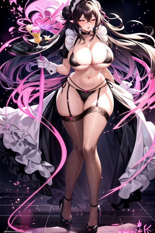 Heavy Contouring, Naughty Face, Glitter Eyeshadow Hentai AI Porn