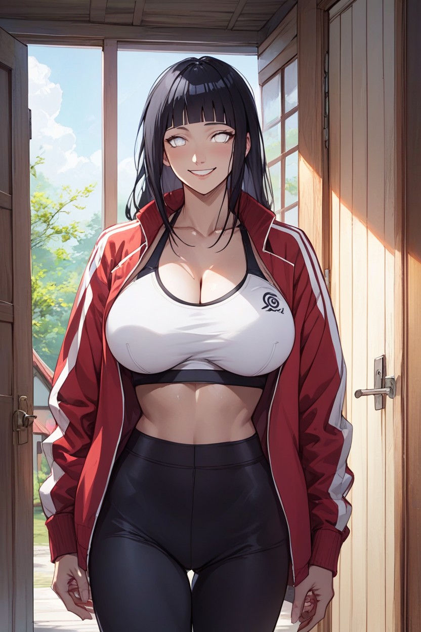 Sport Pants, Hinata Hyuuga From Boruto Naruto The Next Generation, Early EveningPorno IA Hentai