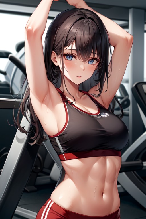 Female Tank Top, 20+, At The GymAI黄片