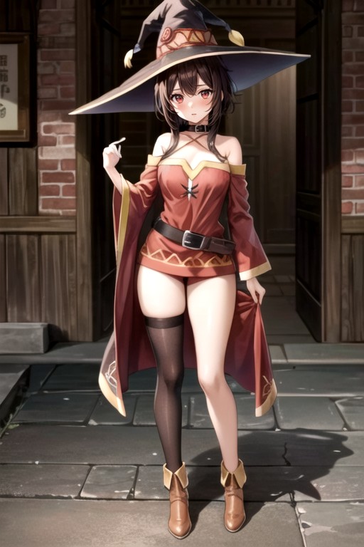 Megumin (isekai Quartet), Corpo Todo, Collant Pornografia de IA