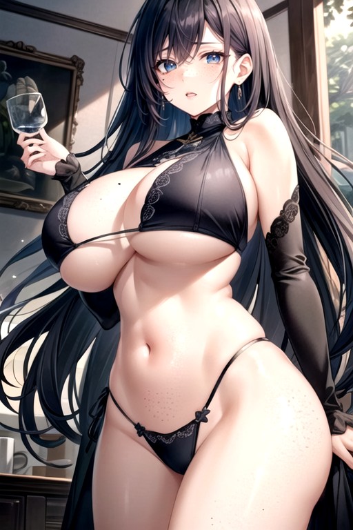 Big Hips, Tummy, Round FacePorno AI