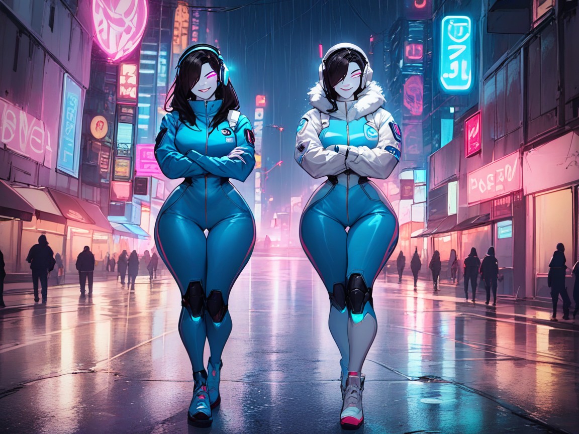 Torso Width, Pale White Skin, Breast Width Hentai AI Porn