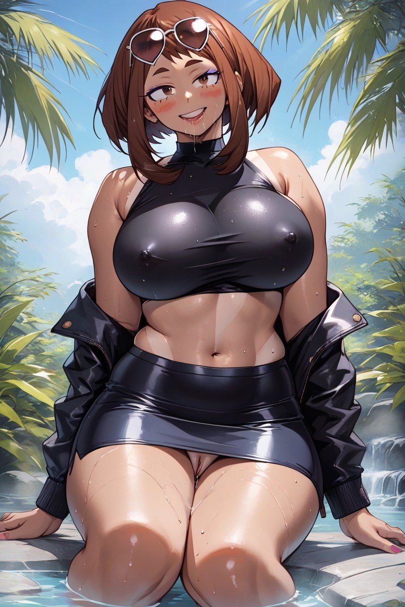 Thick, Ochaco Urarakamy Hero Academia, Sexy LipAI黃漫