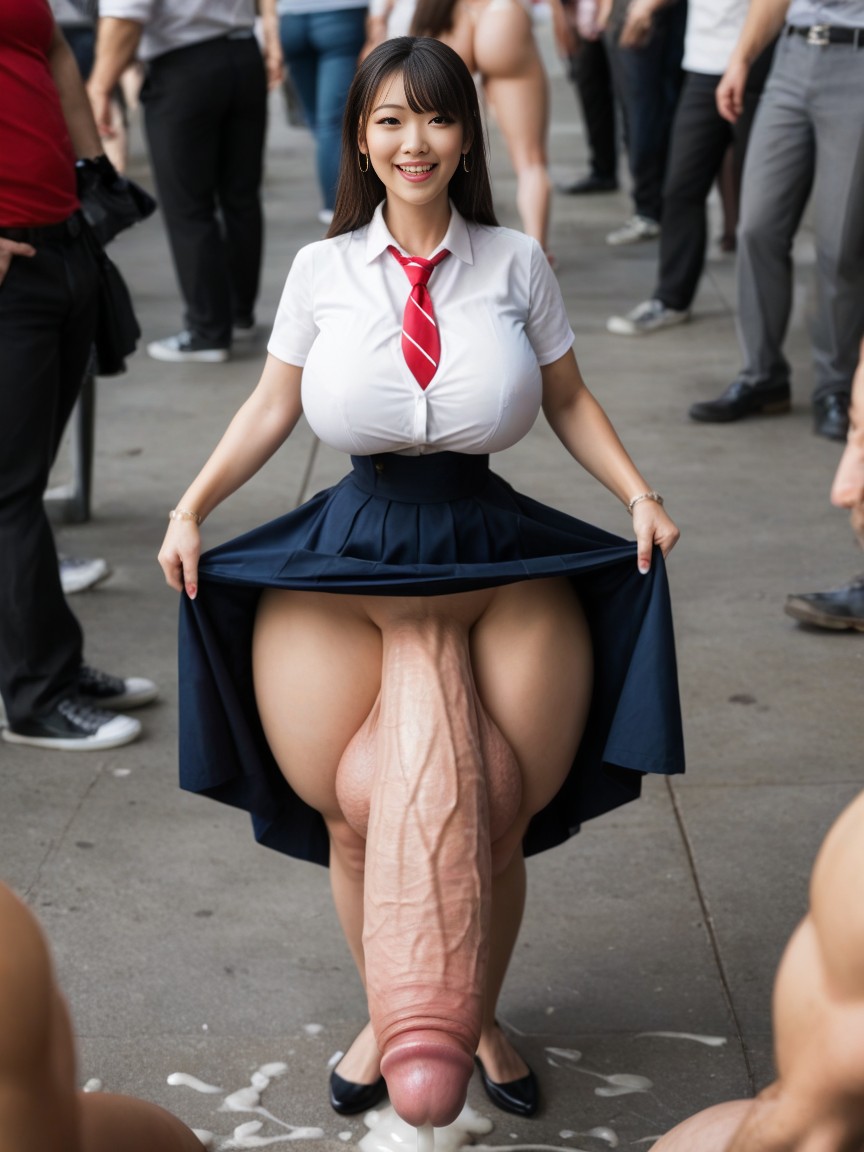 Corps Entier, Super Wide Hips, Extreme Massive Fake Bubble Butt Porno IA