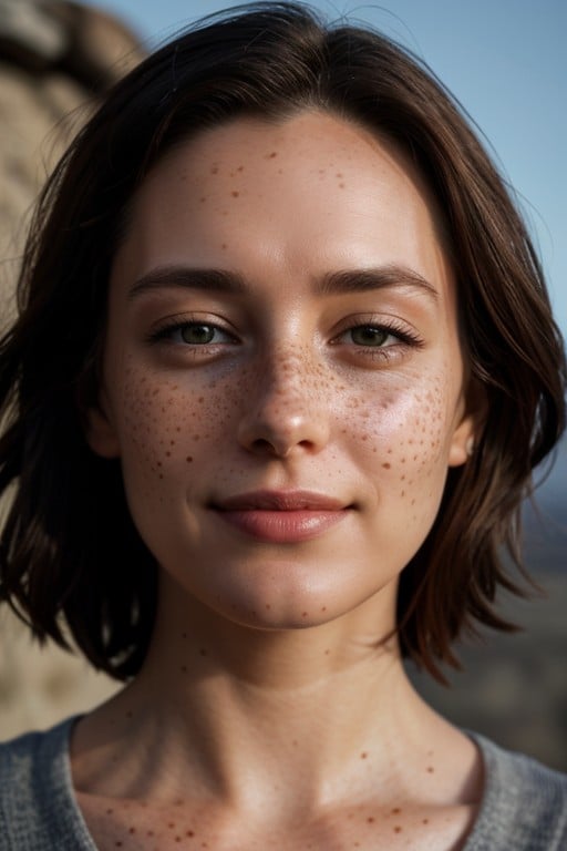 Cinematic, Freckles, Top Down AI Porn