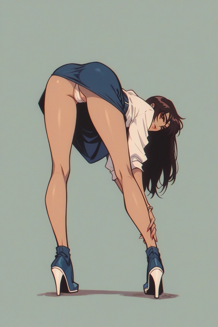 Kiana Kaslana From Hird, 업스커트, 뒷편의 경치 퍼리 AI 포르노