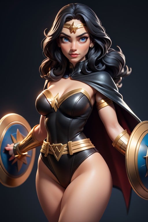 Large Breasts, Strapless Top, Power Princessmarvel Comics AI Porn