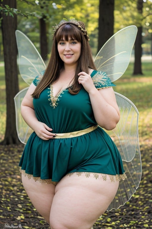 Fée, Extremely Fat, 50+Porno IA transsexuelle