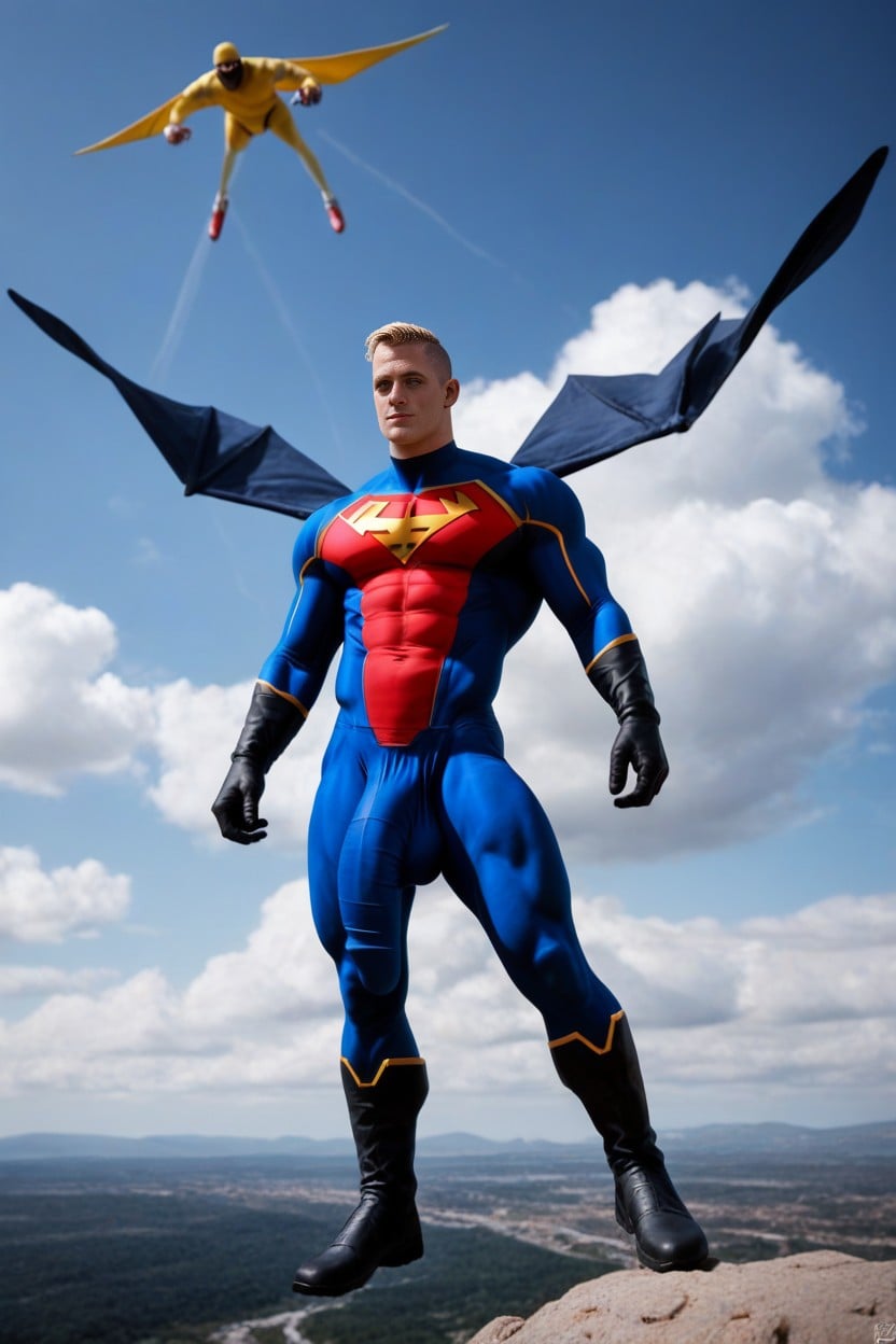 Full Body, Huge Bulge, Extreme Hyper Huge Cock Bulge AI Gay Porn