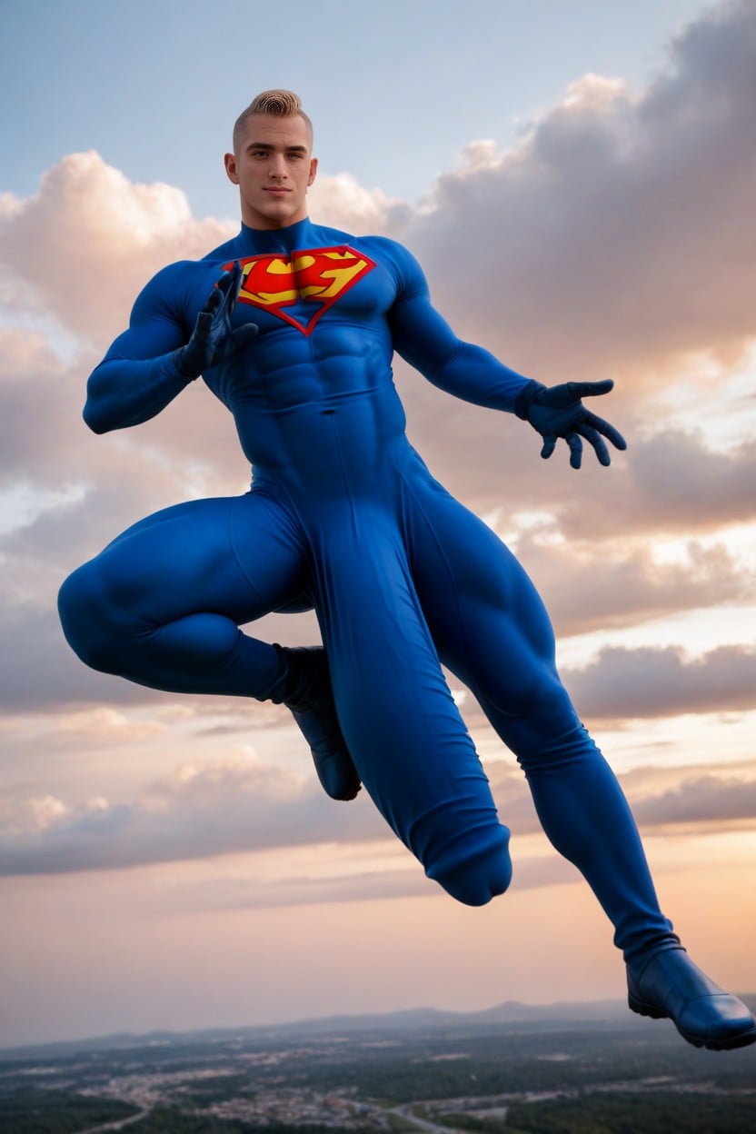 Flying, Long Limbs, Confident AI Gay Porn