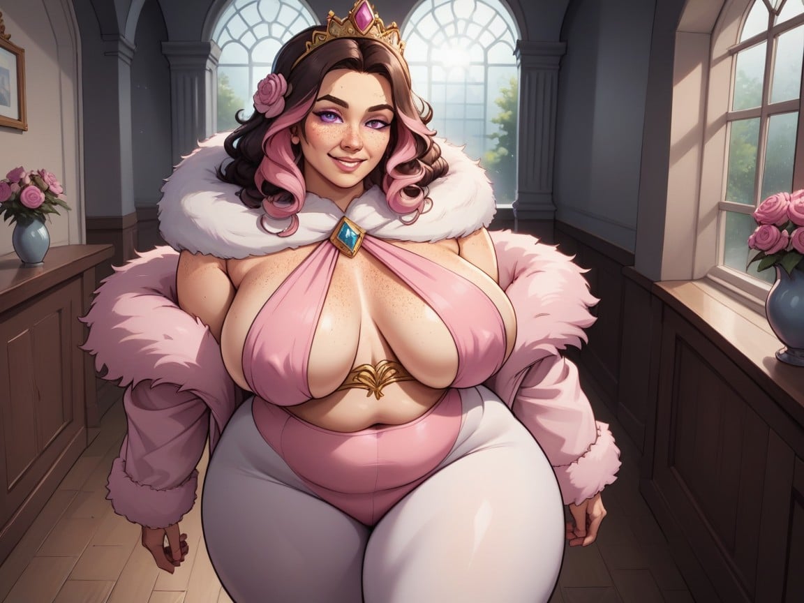 Round Torso, Yellow Light Tan Skin, Black Hair AI Porn