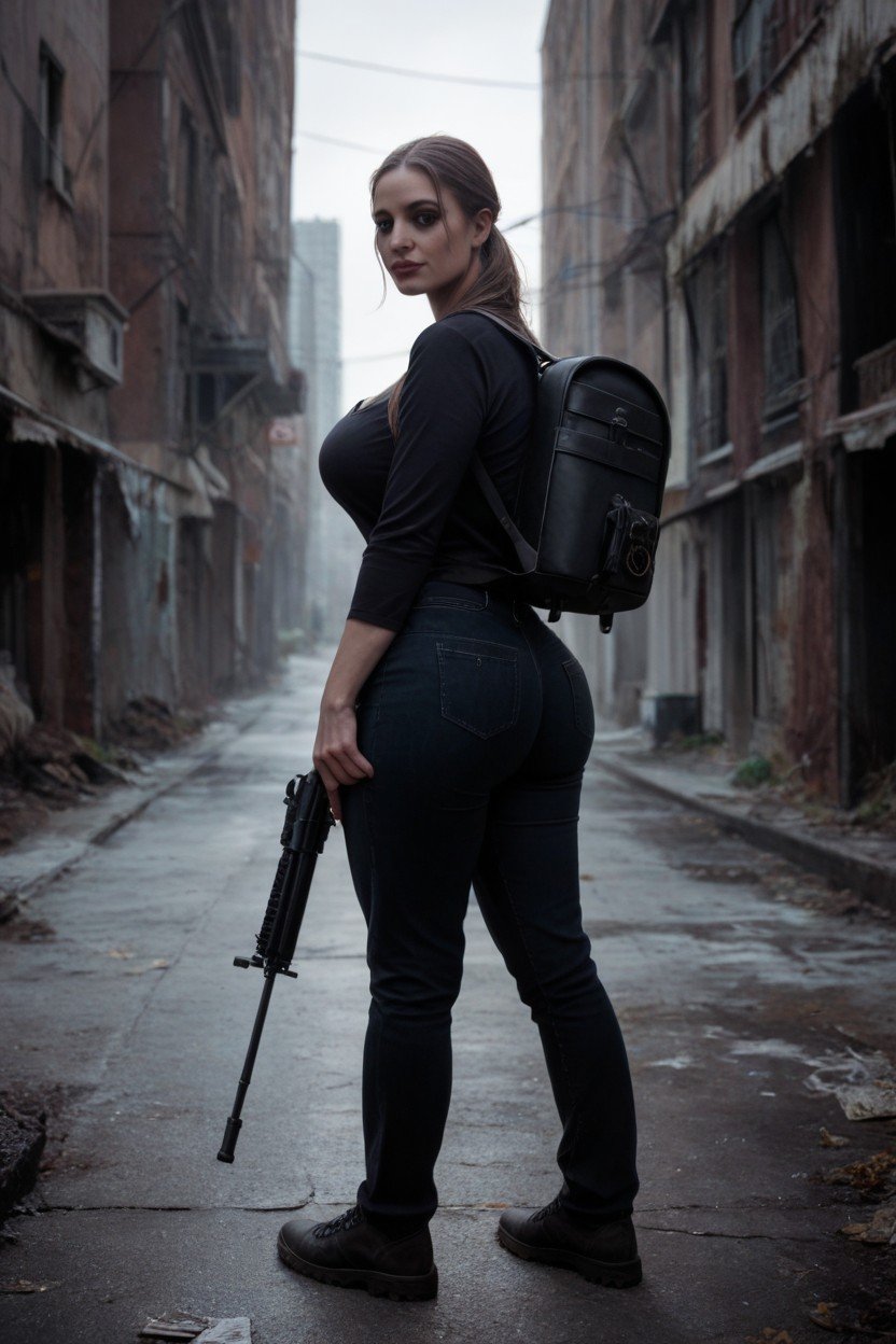 Survivor Backpack, Solo, City ApocalypsePorno IA de transexuales