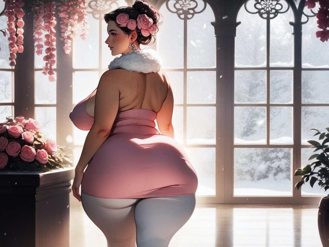 Round Face, Narrow Hips, Wide Back Hentai AI Porn