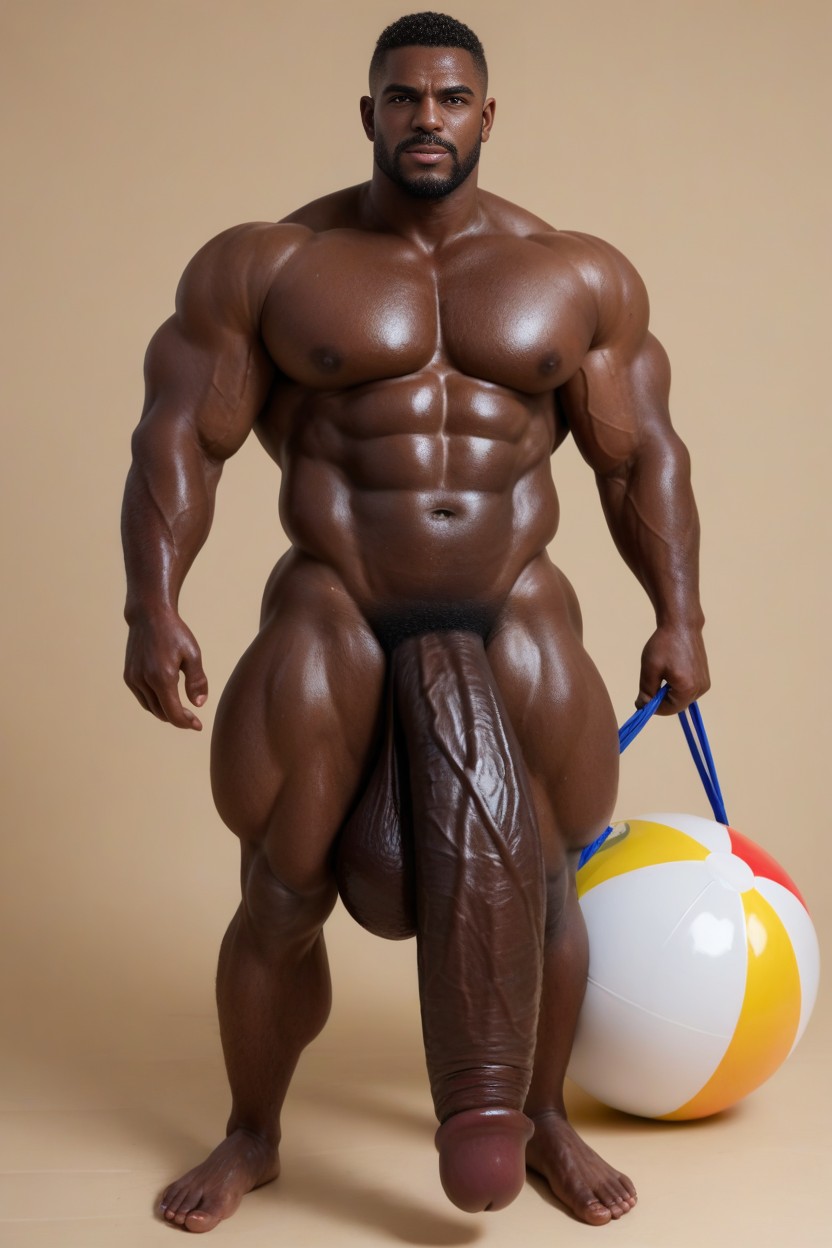 Fully Coloured, Hairless, Standing AI Gay Porn