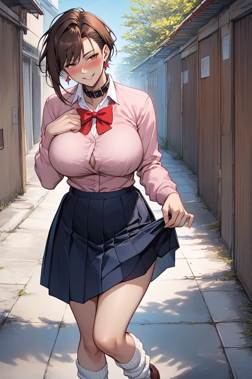 Nano Skirt, Massive Ass, Skirt Hentai AI Porn