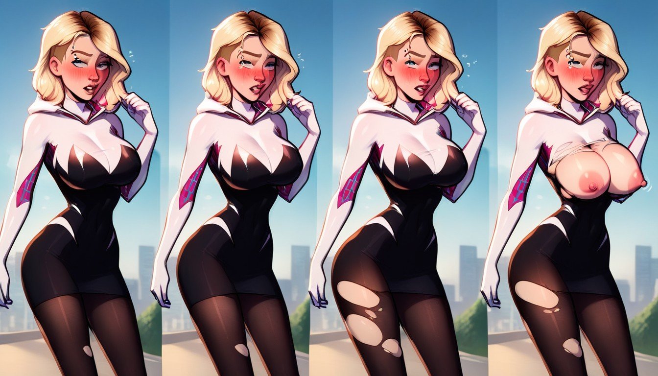 Progressive Growth, Spider Gwen, Scenes Pornografia de IA