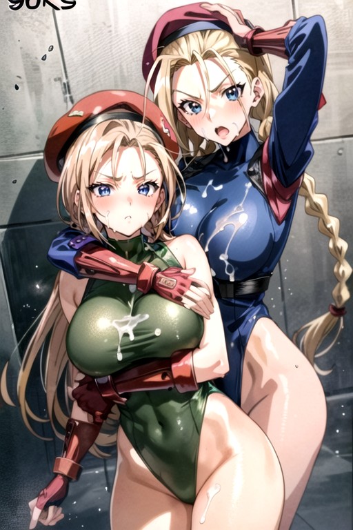 Militar, Estilo De Los 90, 2 PersonasPorno AI Hentai