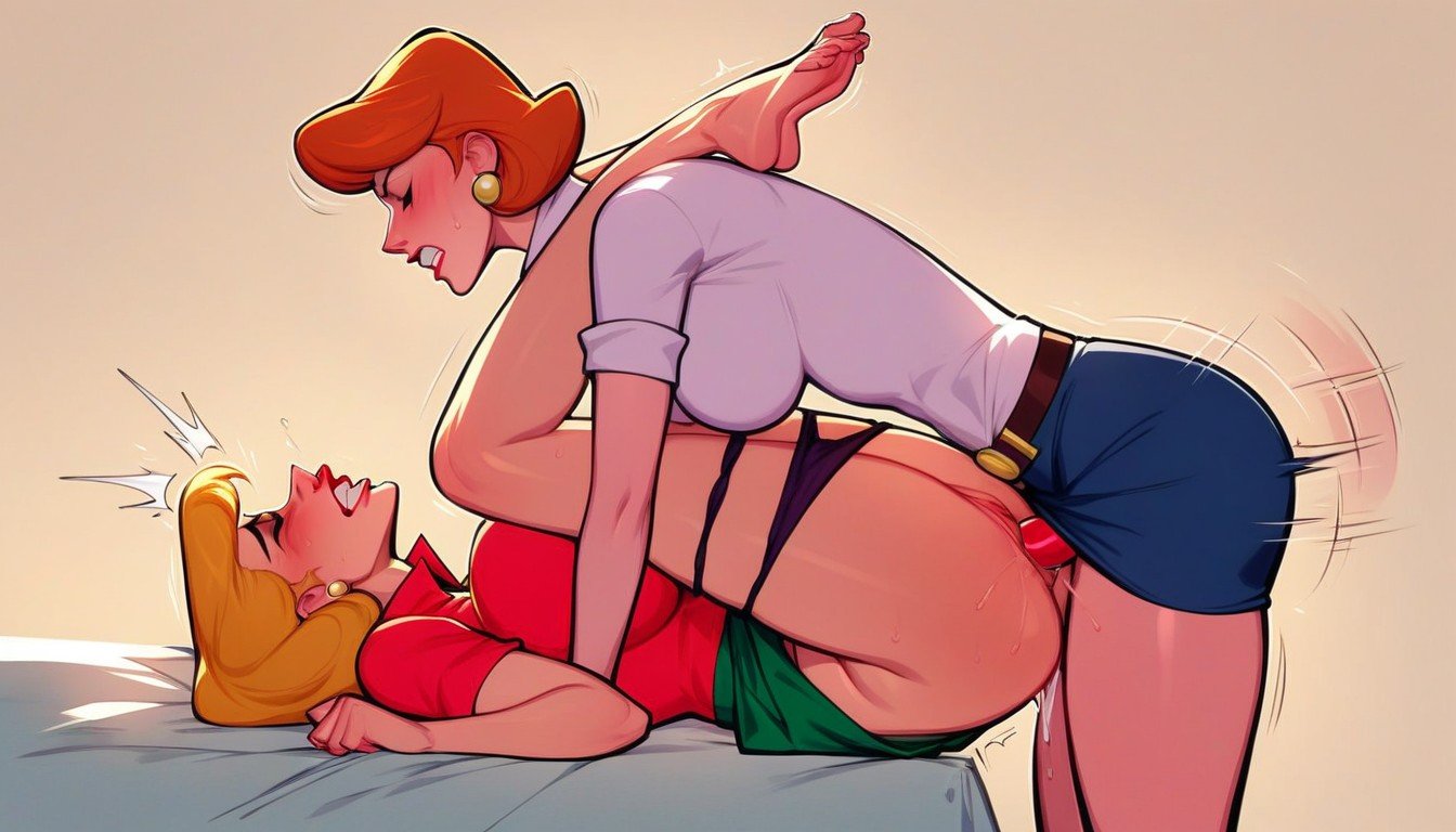 Panties Pulled Down, Fifties Style, Pressão De Acasalamento Pornografia de IA