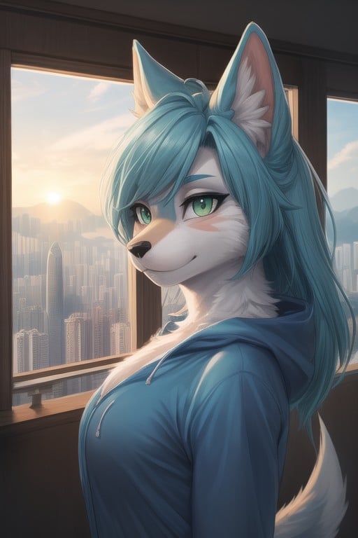 Yeux Verts, Combinaison, Hong KongPorno IA Furry