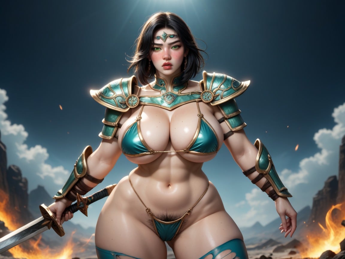 Coleira (restrição), Skimpy Bikini Armor, 20+ Pornografia de IA