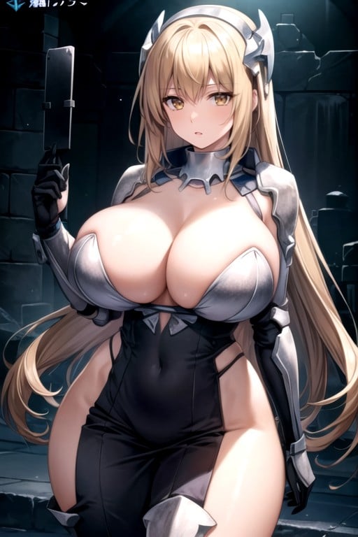 Aiz Wallenstein (is It Wrong To Try To Pick Up Girls In A Dungeon?), Cul Énorme, Seins FauxPorno IA transsexuelle