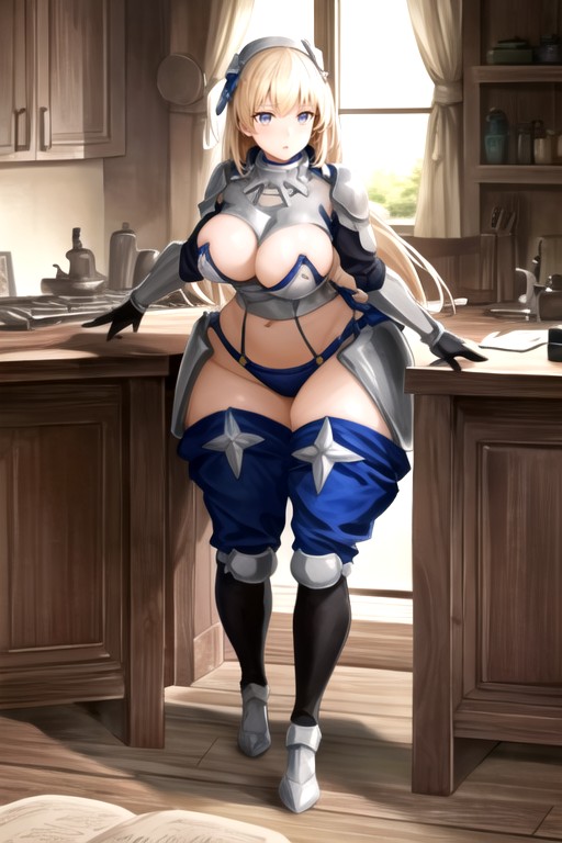 Aiz Wallenstein (is It Wrong To Try To Pick Up Girls In A Dungeon?), Extremely Large Ass, Massive Breast Hentai AI Porn