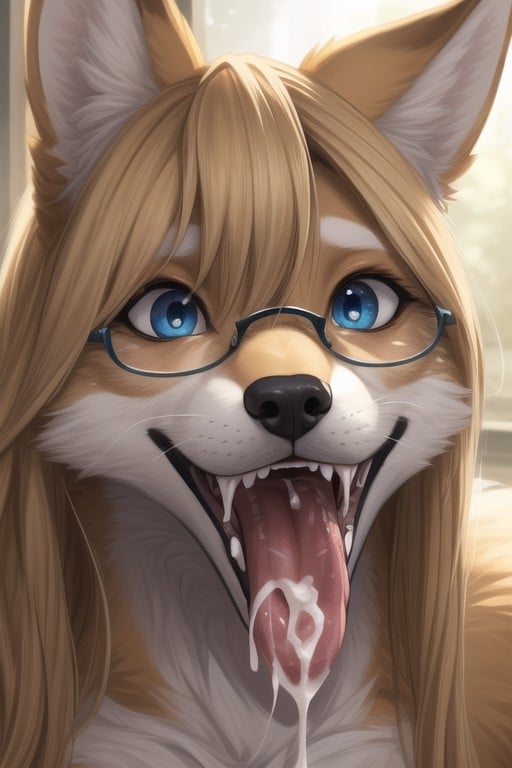 Vore, Blonde Hair, Close Up Furry AI Porn