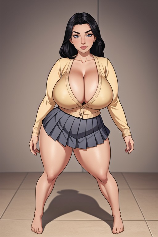 Ultra Photorealistic, Front Bottom Up View, Jasmine Jae Hentai AI Porn