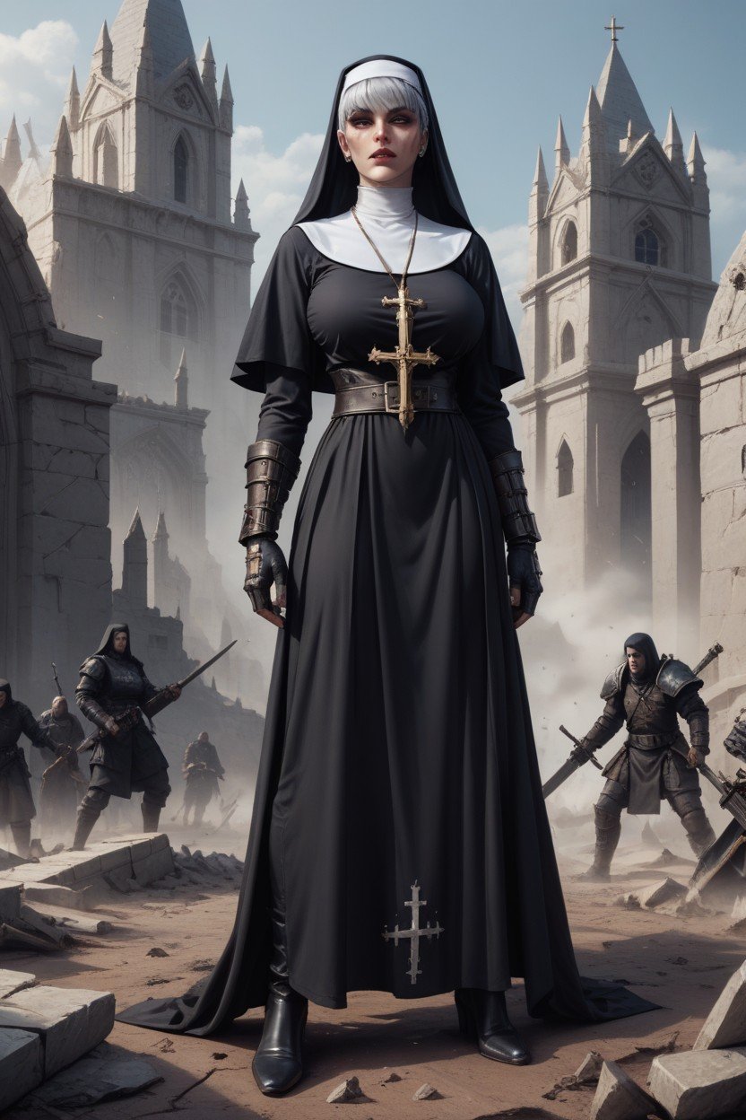 灰黑色, Nun Better Of Step Sister From Warhammer, BattlefieldAI黄片