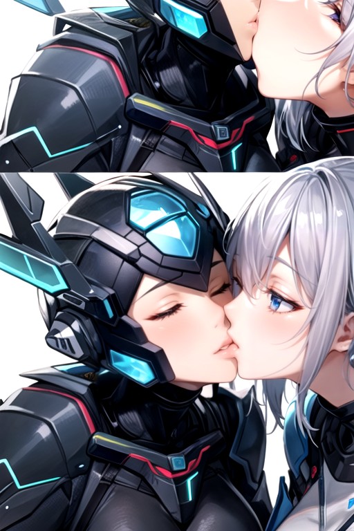 Armadura De Robot, Besar (lesbianas)Porno AI Hentai