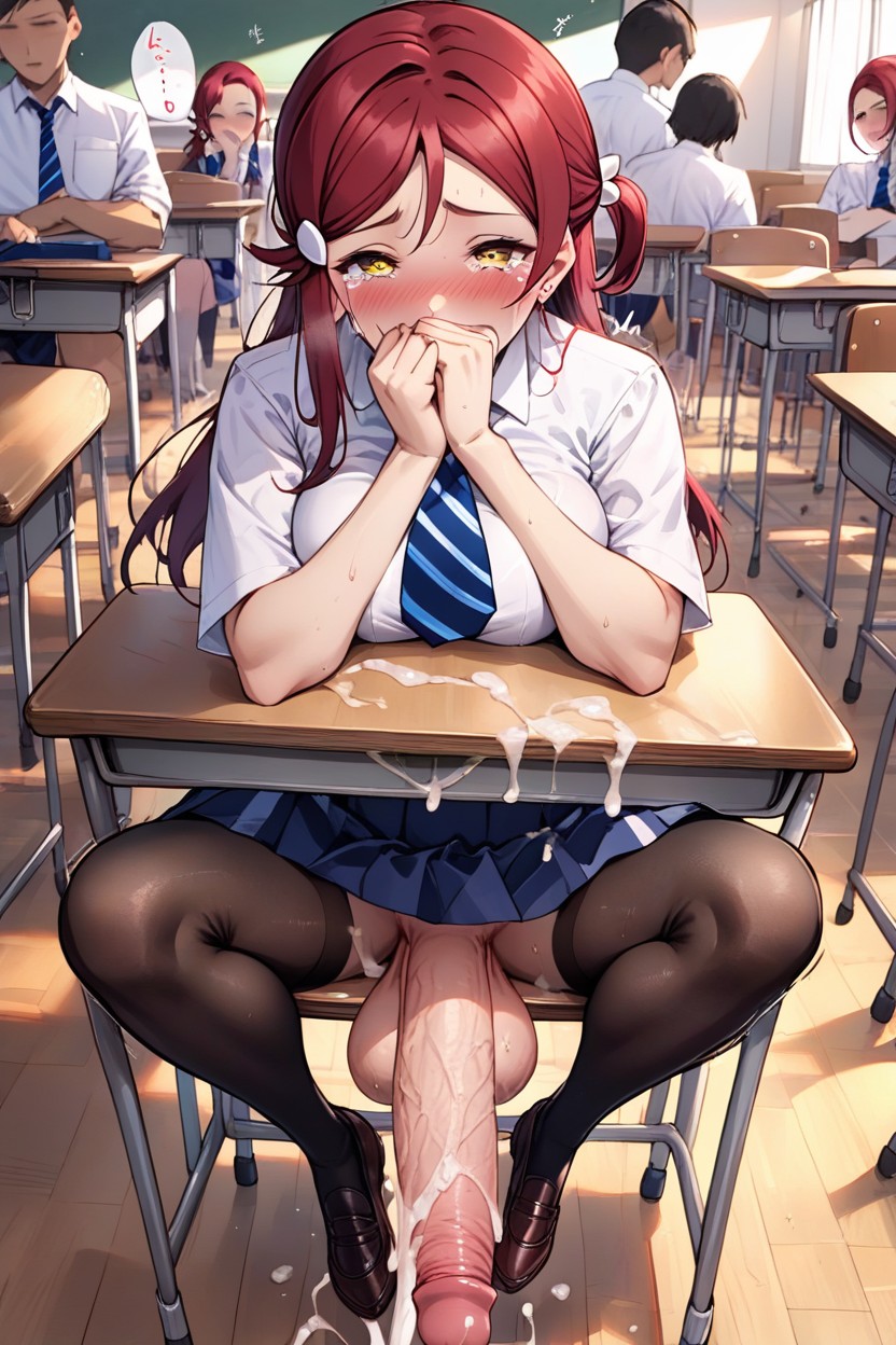 Long Hair, Across Classroom, Full BodyPorno AI Hentai