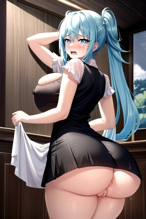 Aqua (konosuba), Bunda Extremamente Grande, Choro Travesti IA Pornô