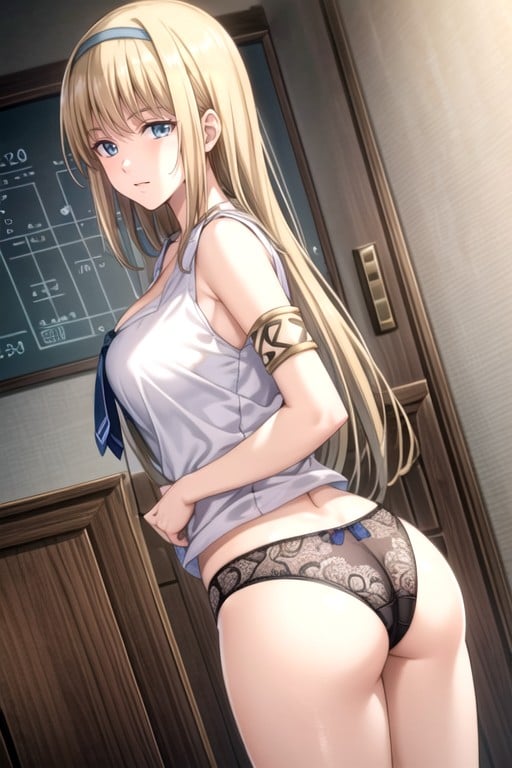 Underpants, Ymir Fritz (attack On Titan), Rear View Hentai AI Porn