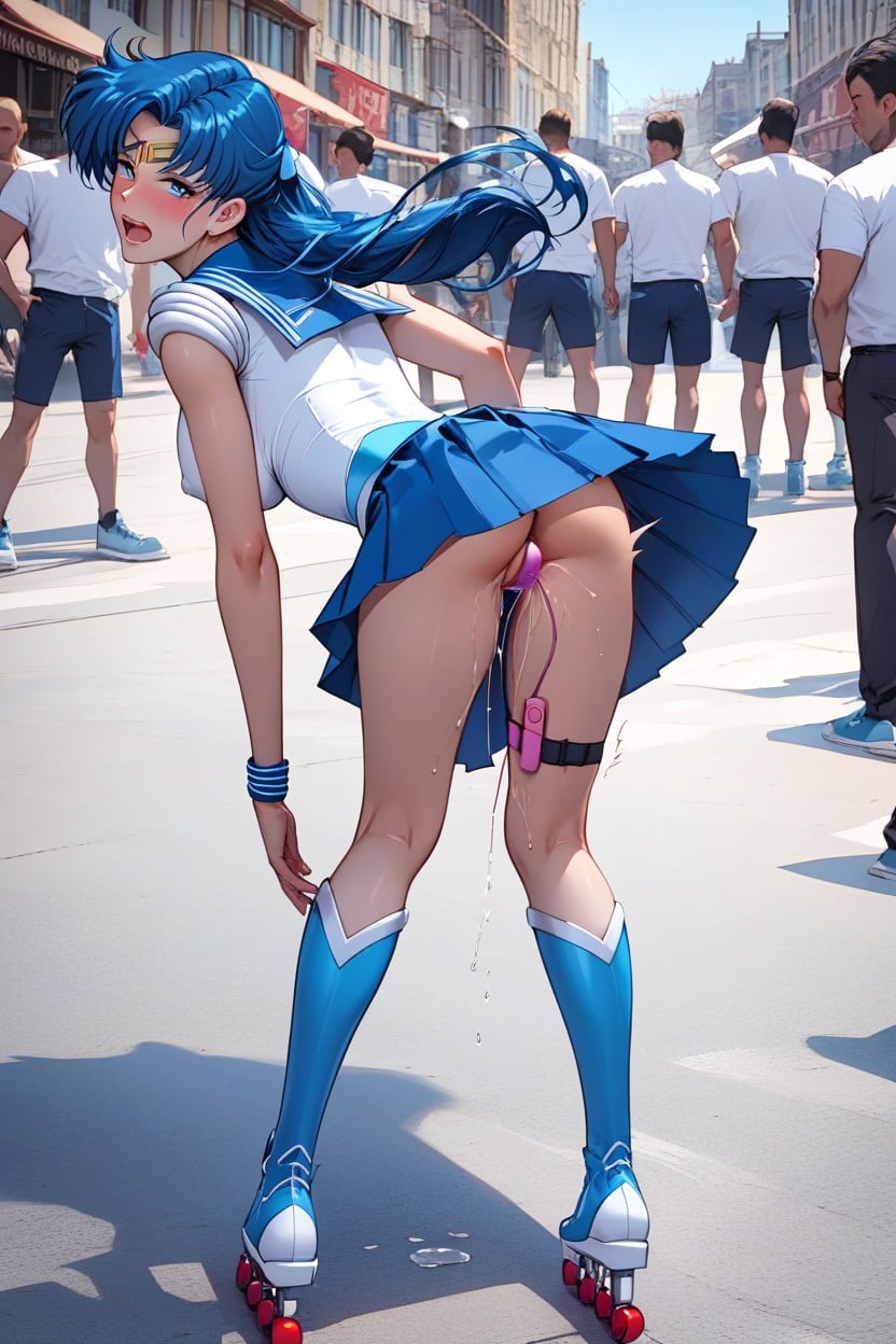 Motion Lines, Embarrassed , Shiny Skin Hentai AI Porn