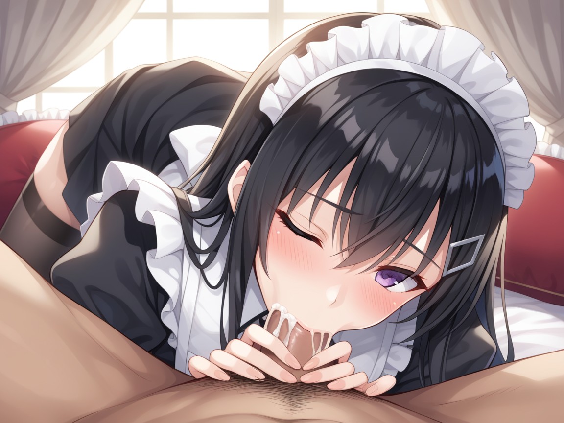 Maid, Femboy , 1 Persona Porno gay IA