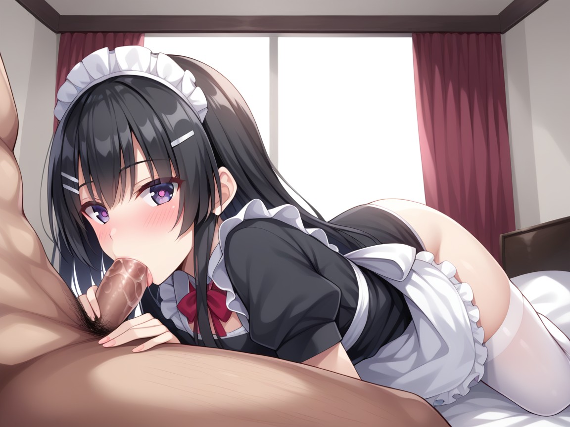 Blowjob (3rd Person), Happy, Side View AI Gay Porn
