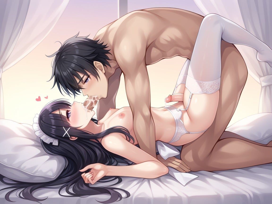Naked, Deep Throat, Deepthroat Blowjob AI Gay Porn