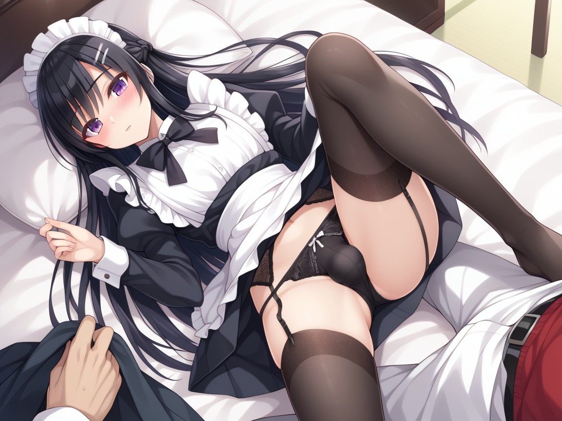 Cute, Femboy , French Maid AI Gay Porn