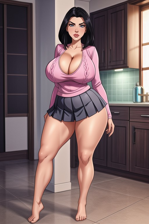 Jasmine Jae, Long Thicc Juicy Curvy Legs, Milf Body Hentai AI Porn