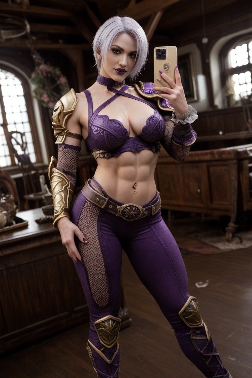 Isabella Valentine From Soul Calibur, Pierced Navel, Ivy Valentine From Soul CaliburニューハーフAIポルノ